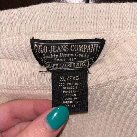 Ralph Lauren Knit Cotton American Flag Striped Crewneck Pullover Sweater - Picture 3 of 4